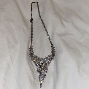 Faux Rhinestone Necklace